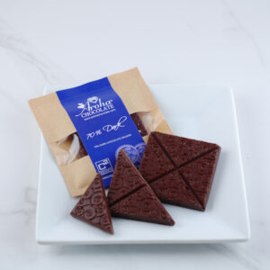 Aroha Chocolotes 70% Dark Chocolate Nz Made Squares