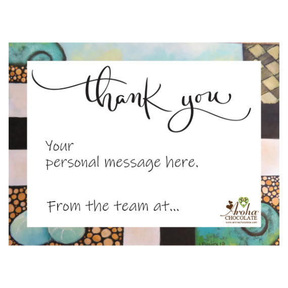personal gift message card