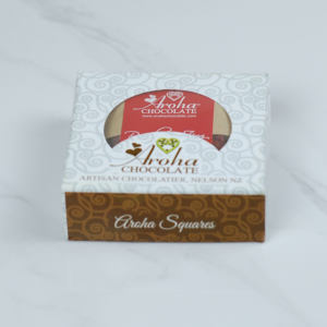 Aroha Chocolate - Mixed Chocolate Squares Short Box Closed