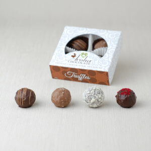 Four Mixed Aroha Chocolate Truffles