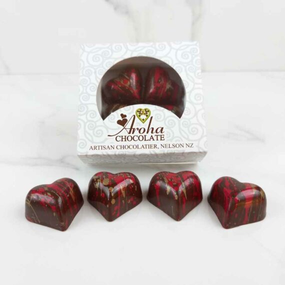 Aroha Chocolate Hazelnut Hearts
